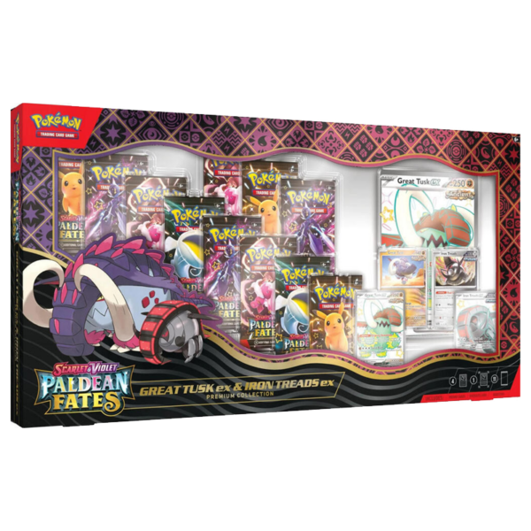 Pokemon Paldean Fates Great Tusk Premium Collection Box